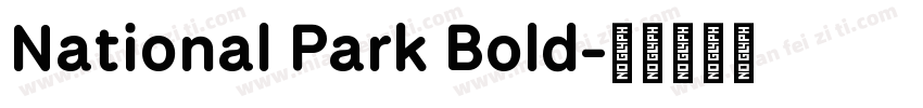 National Park Bold字体转换